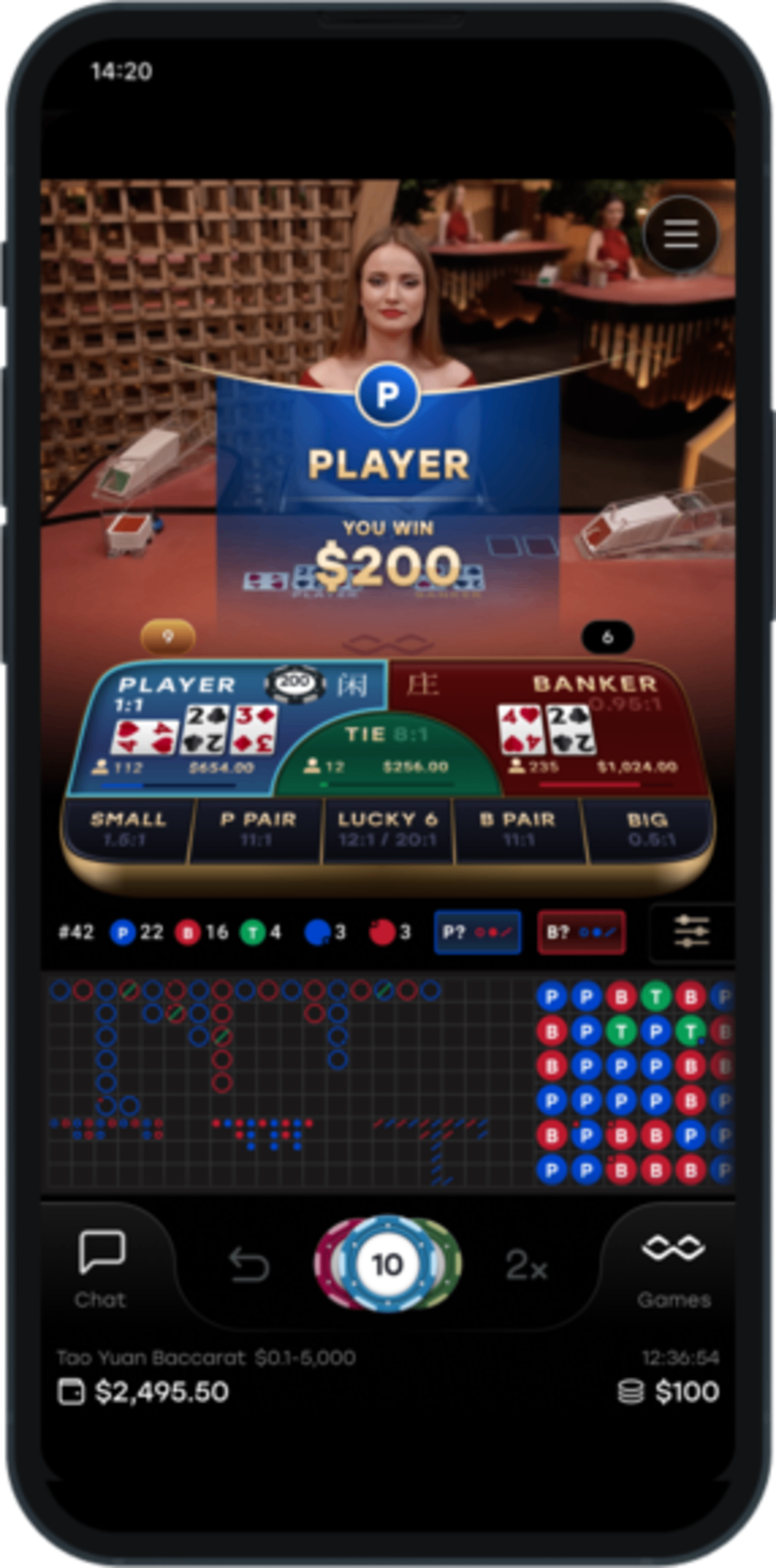 Tao Yuan Baccarat (Winfinity) Image 1